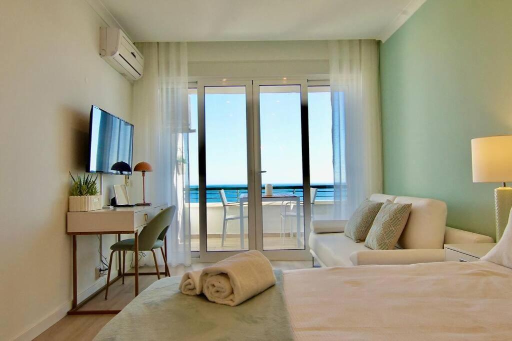 Sea Lovers - Sea Front - Studio Apartment Monte Gordo Exteriör bild